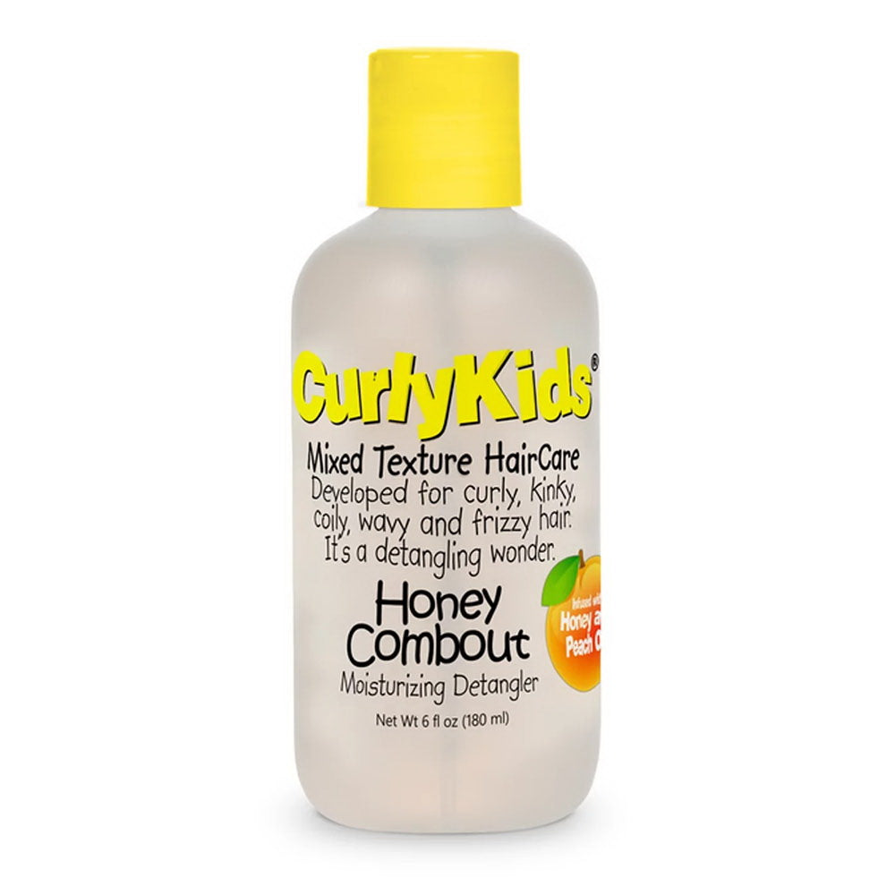 Curly Kids Honey Combout Moisturizing Detangler for Softening and Detangling Hair 6Oz (180ml)